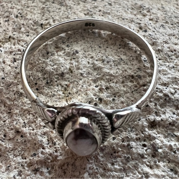 ❤️ Wild Horse Jasper Magnesite Navajo Style Southwestern 925 Silver Ring Sz 9 - Picture 5 of 14